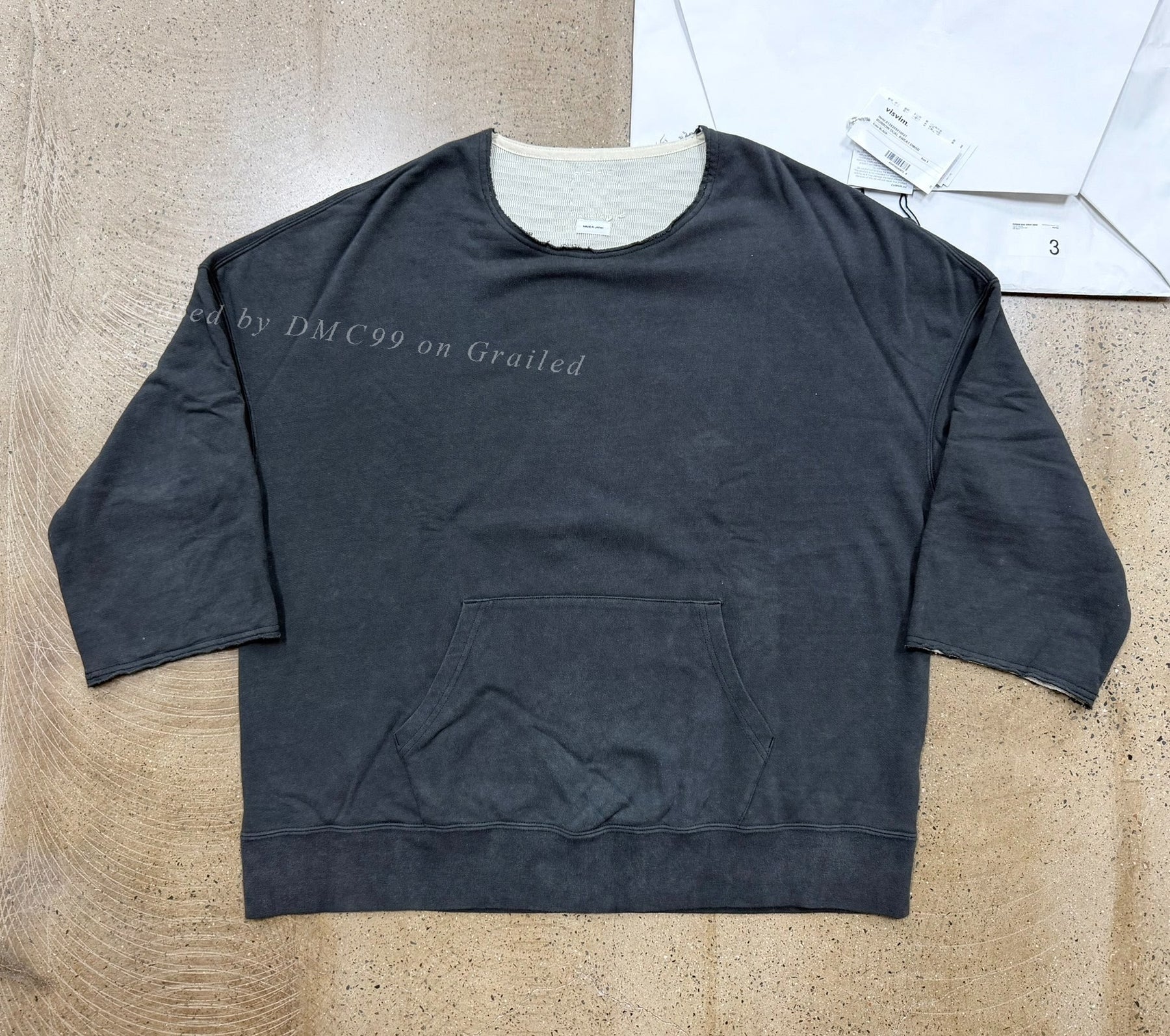 VISVIM 25AW Burrow Dual Sweat DMGD