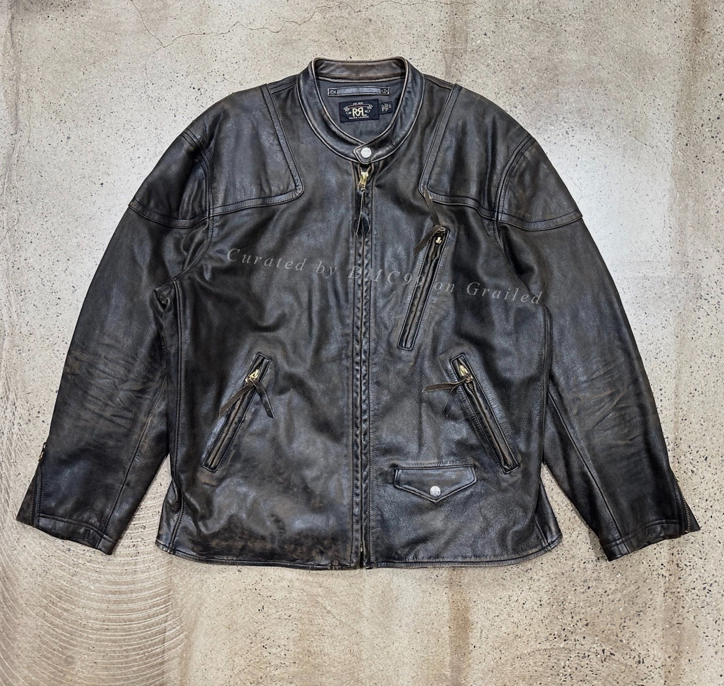 Ralph Lauren RRL Motorcycle Leather Jacket