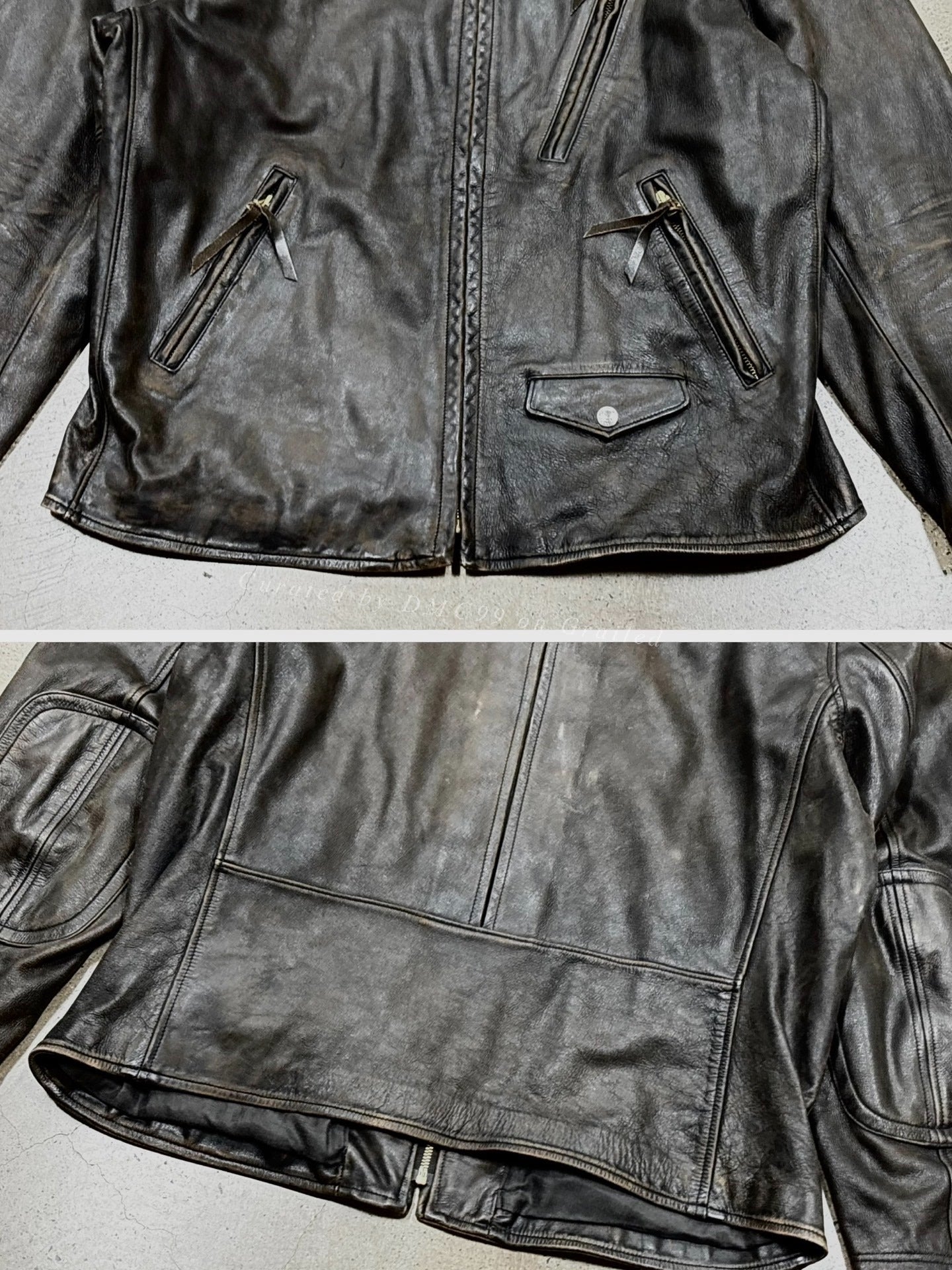 Ralph Lauren RRL Motorcycle Leather Jacket