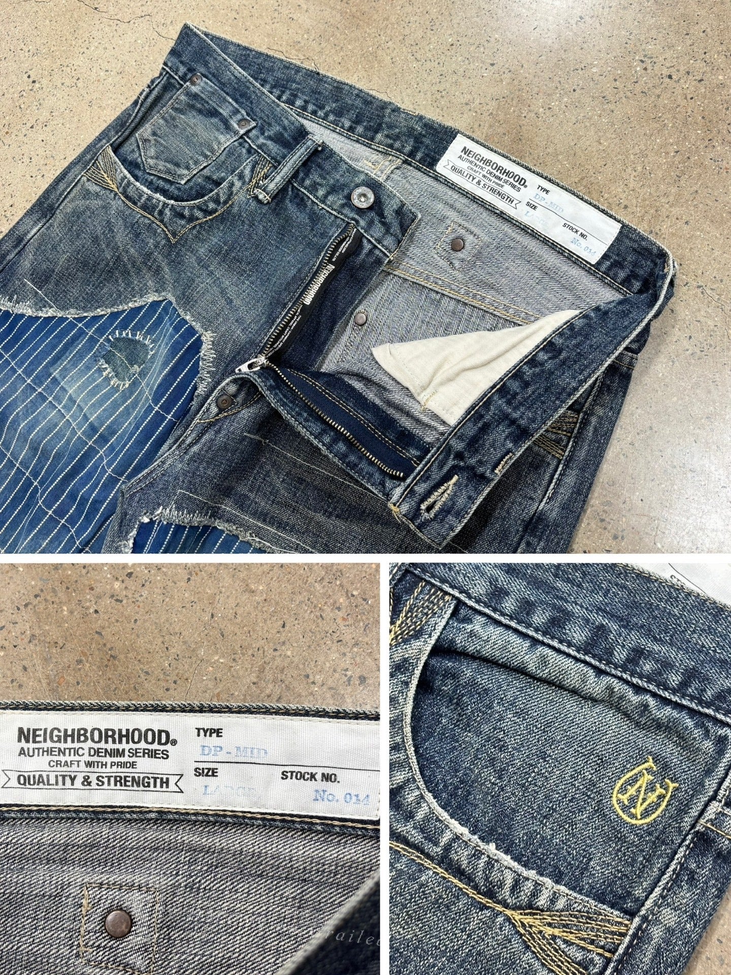 NEIGHBORHOOD 14AW Miner Savage Jeans