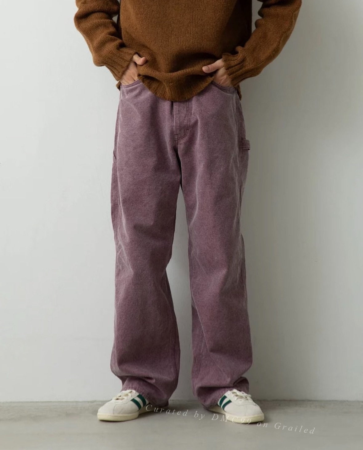 AURALEE Washed Organic Canvas Pants