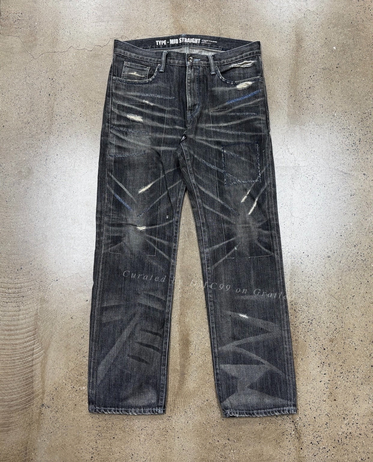 NBHD 10ex Distressed Denim Jeans