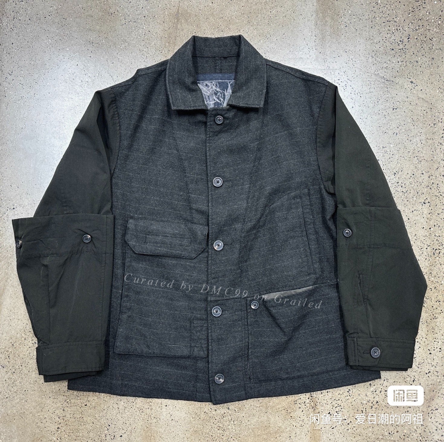 Ziggy Chen AW21 Deconstructed Wool Jacket