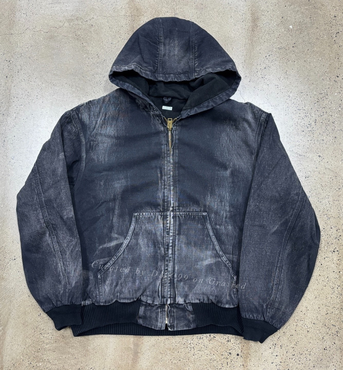 A.PRESSE Silk Linen Hooded Parka