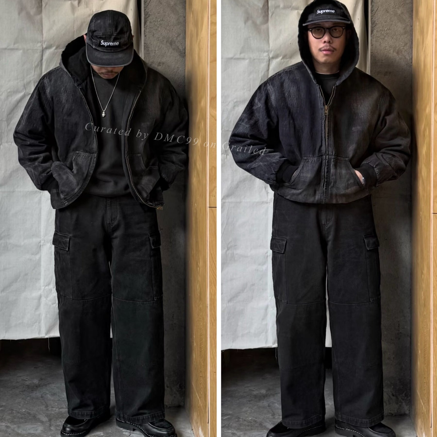 A.PRESSE Silk Linen Hooded Parka
