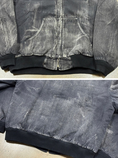 A.PRESSE Silk Linen Hooded Parka
