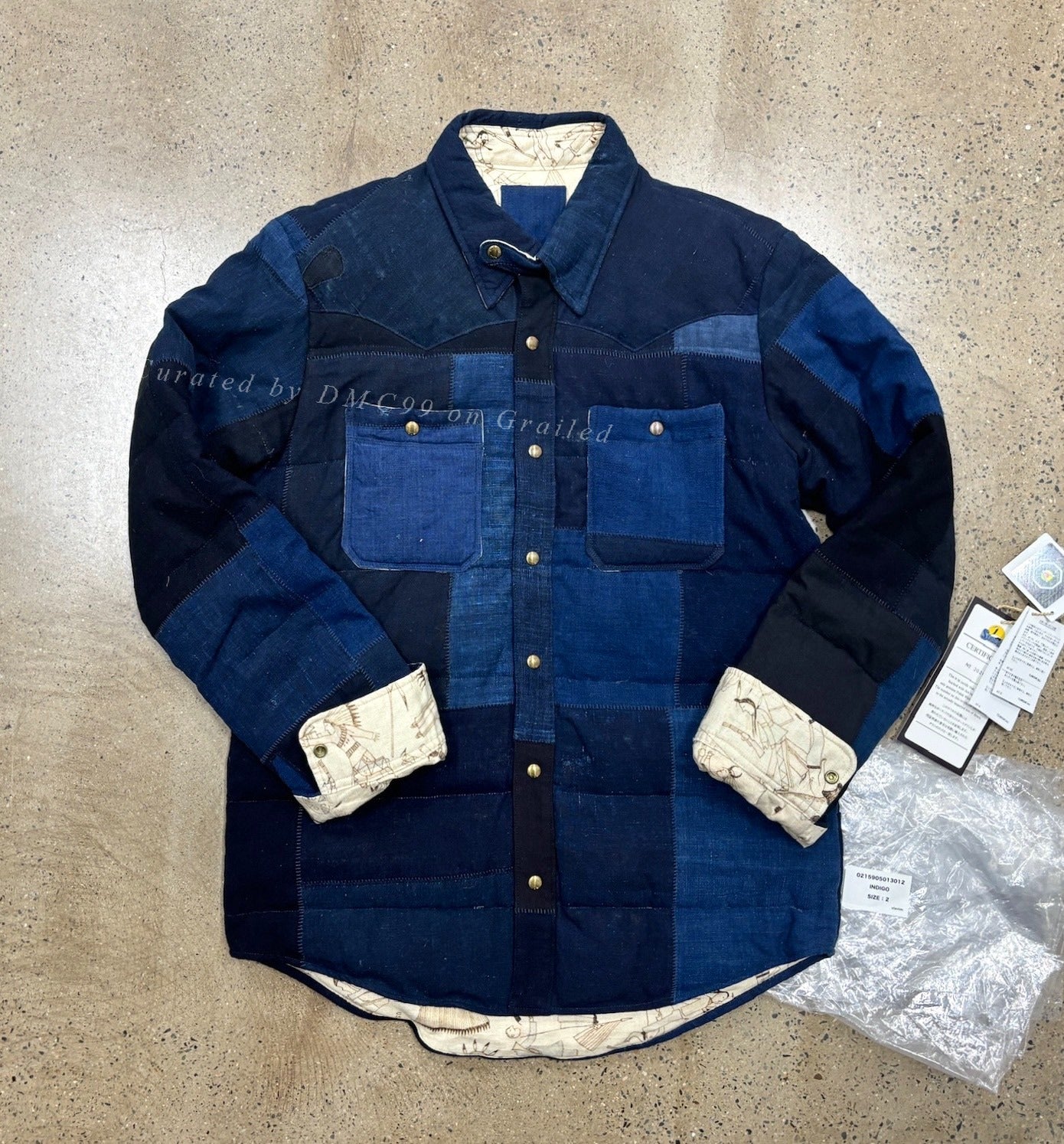Visvim ICT Kerchief Down JKT Kofu