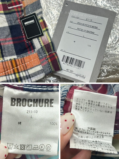 BROCHURE Madras Patchwork Shirt