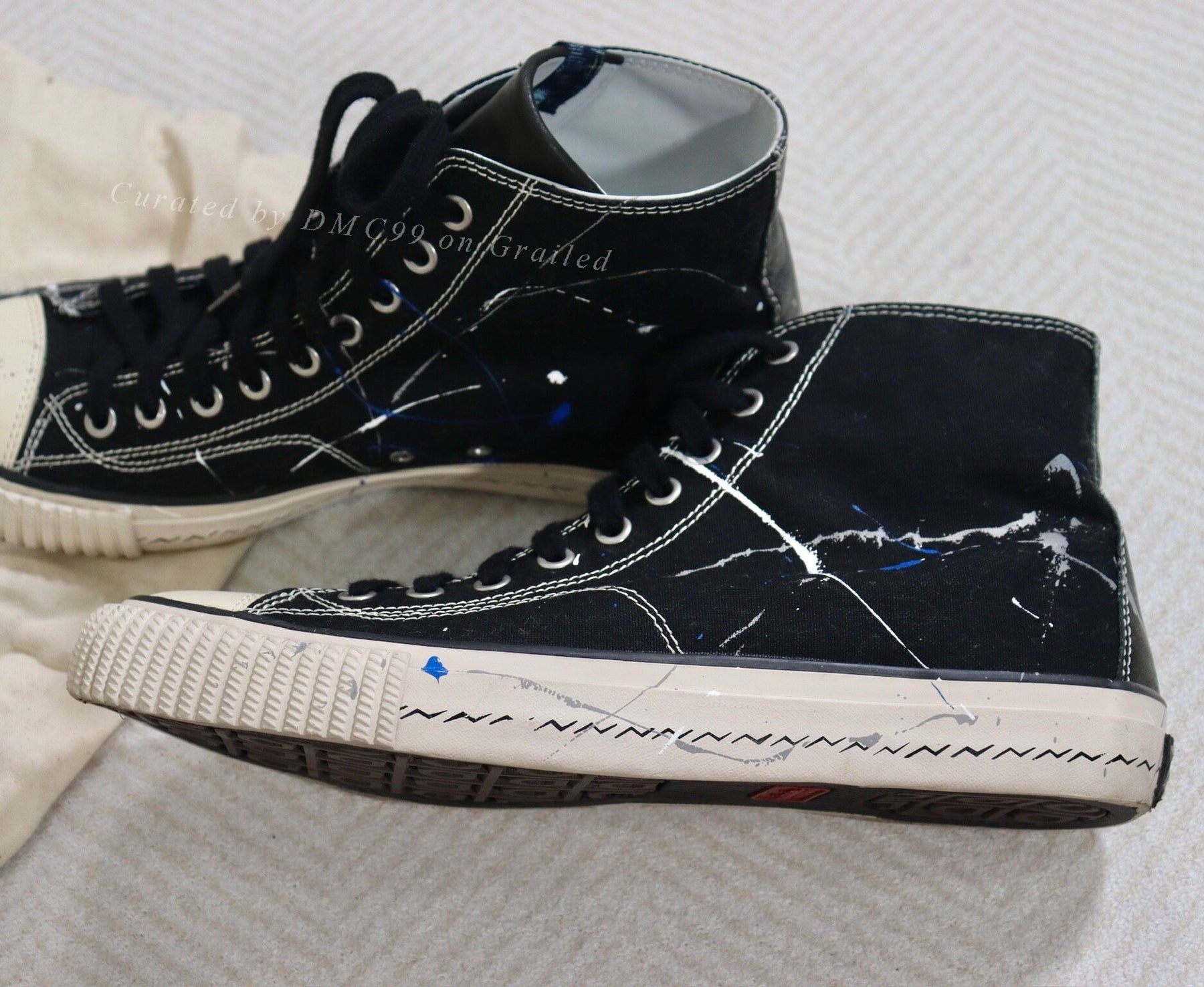 VISVIM 19AW Skagway Hi Canvas Splatter