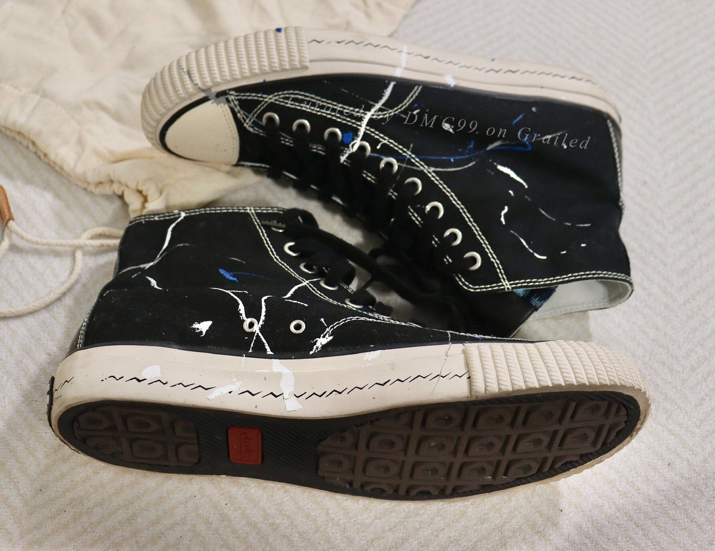 VISVIM 19AW Skagway Hi Canvas Splatter