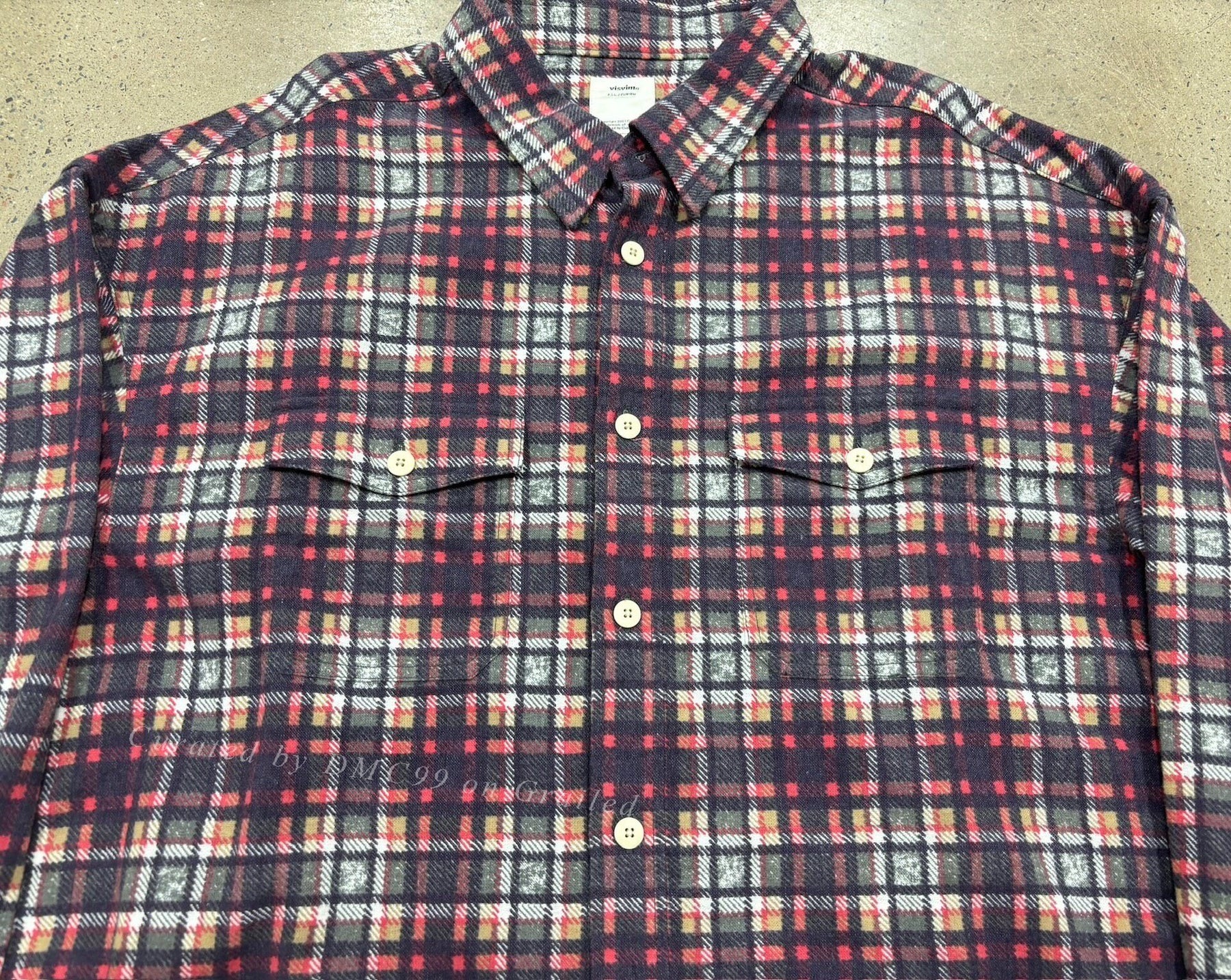 VISVIM 23SS PIONEER KHADI CHECK SHIRT