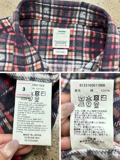 VISVIM 23SS PIONEER KHADI CHECK SHIRT