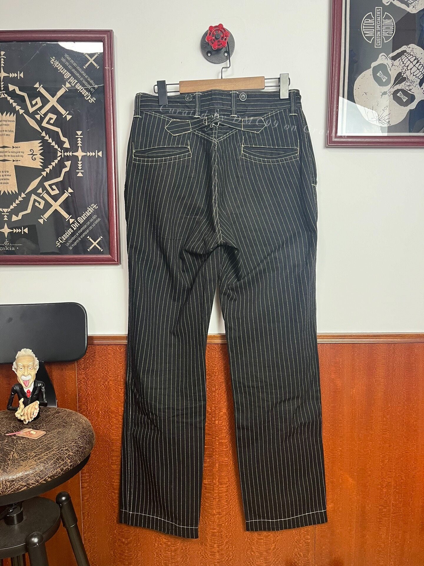 Freewheelers Black Work Utility Pants