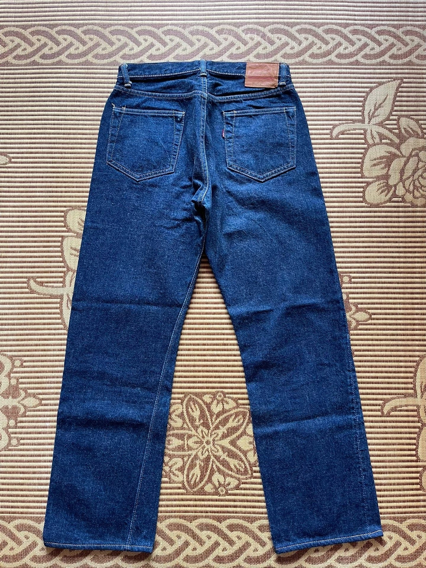 Warehouse 1001xx Offset Button Jeans W32