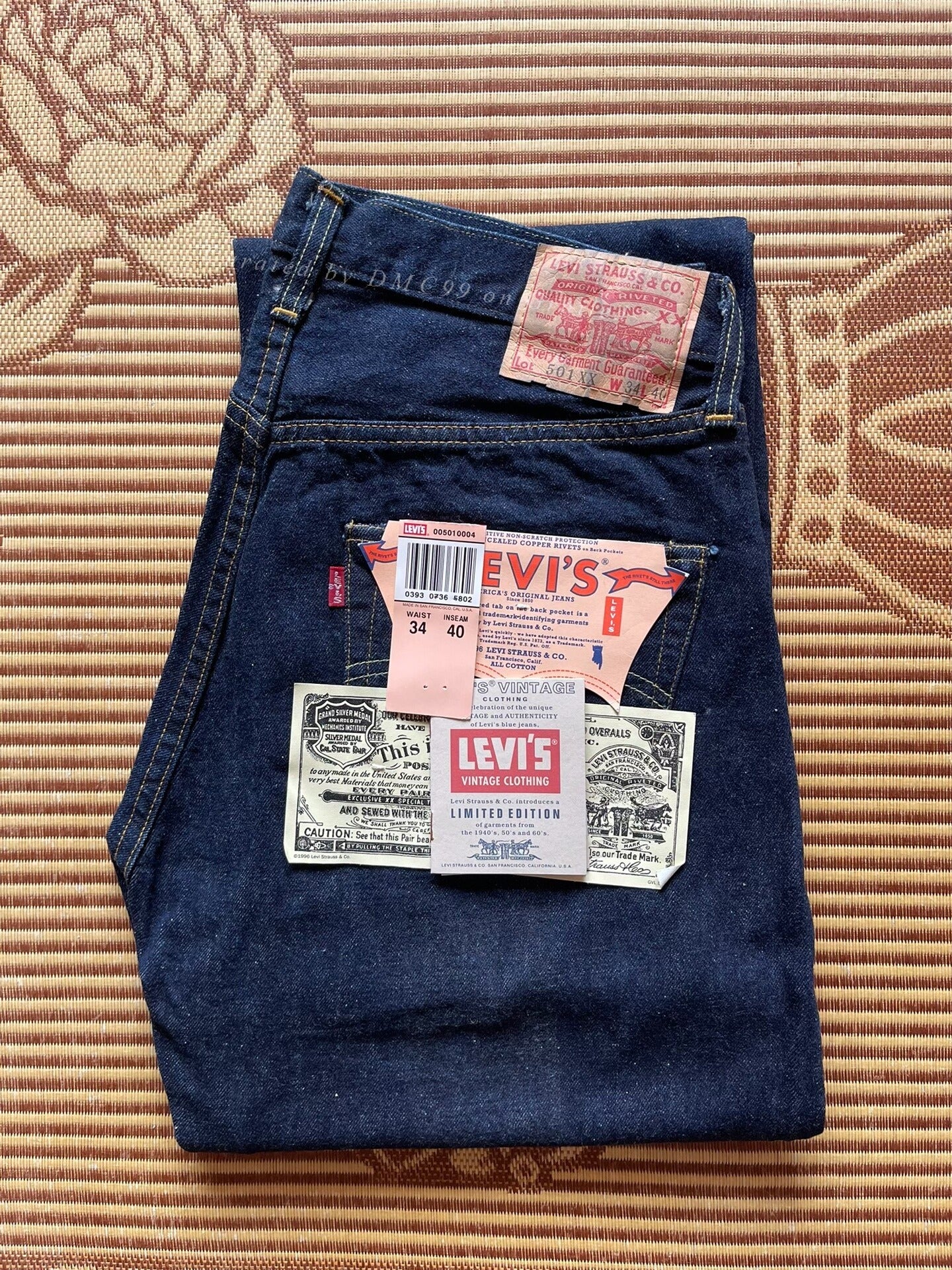 Levi's LVC 501XX 55501 0004 W34