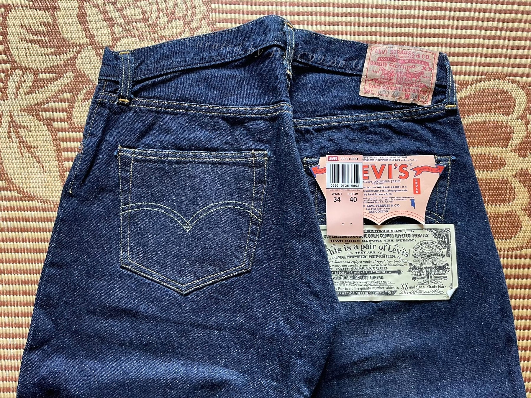 Levi's LVC 501XX 55501 0004 W34