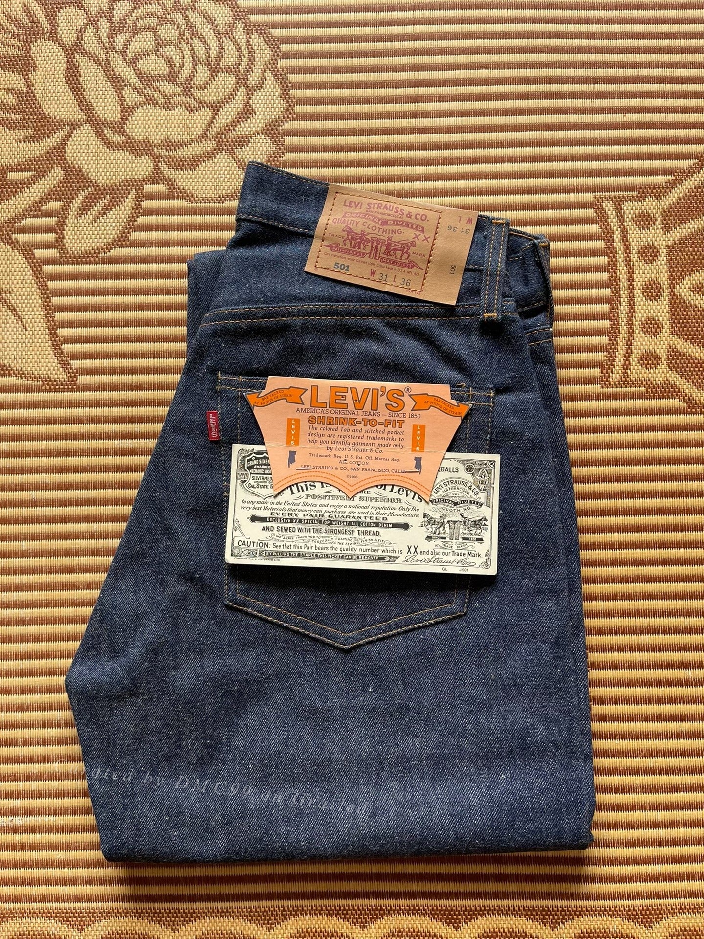 Levi's LVC 60s 501 66501 W31