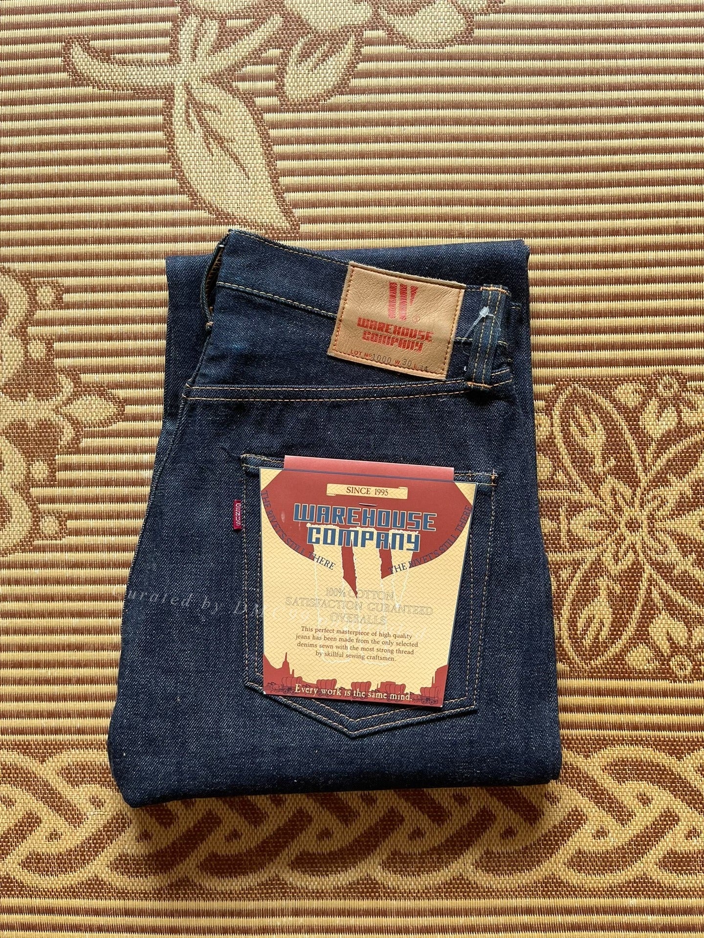 Warehouse 1000 Raw Denim Jeans