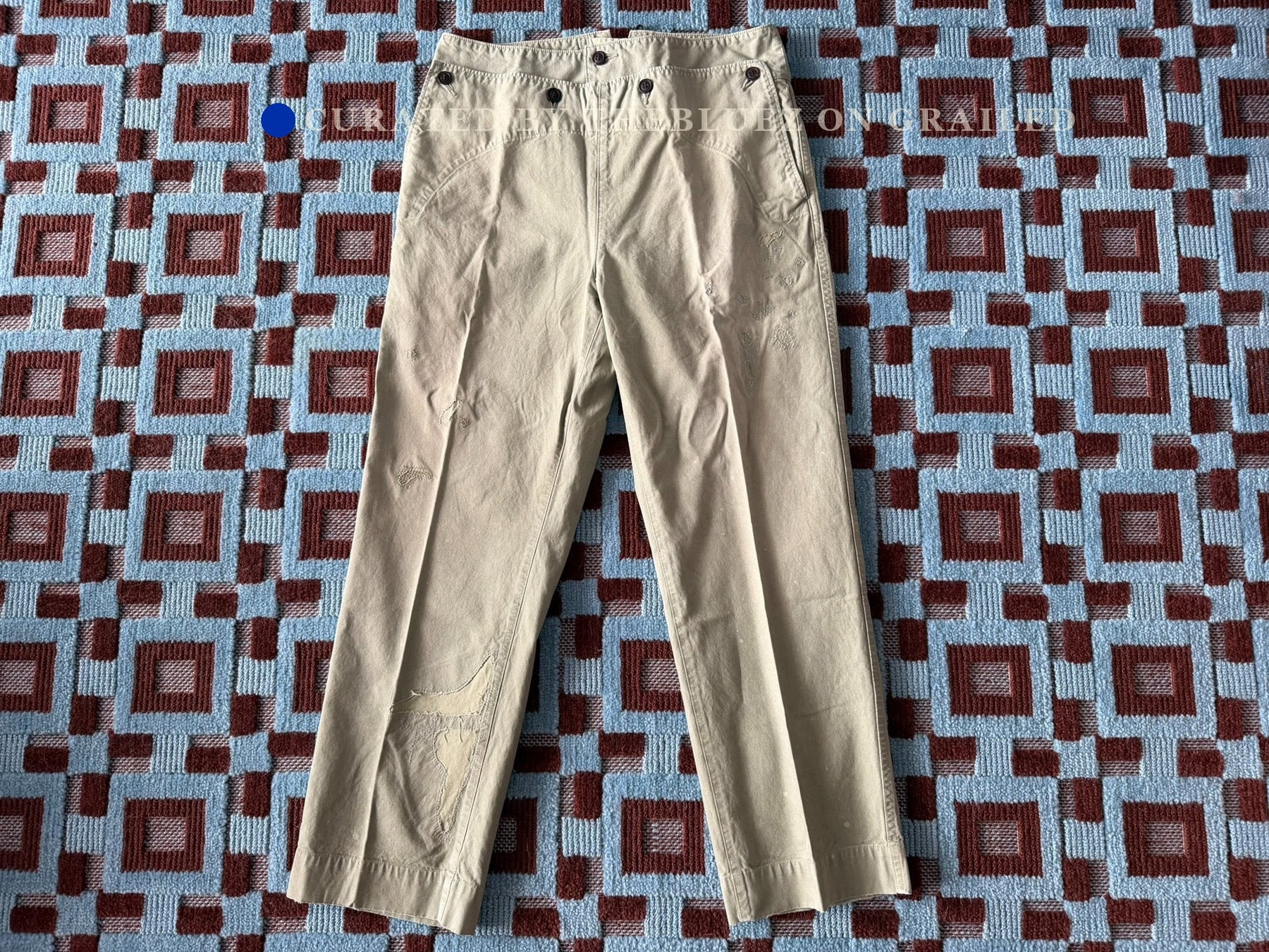 visvim 22SS HOLMAN PANTS DMGD