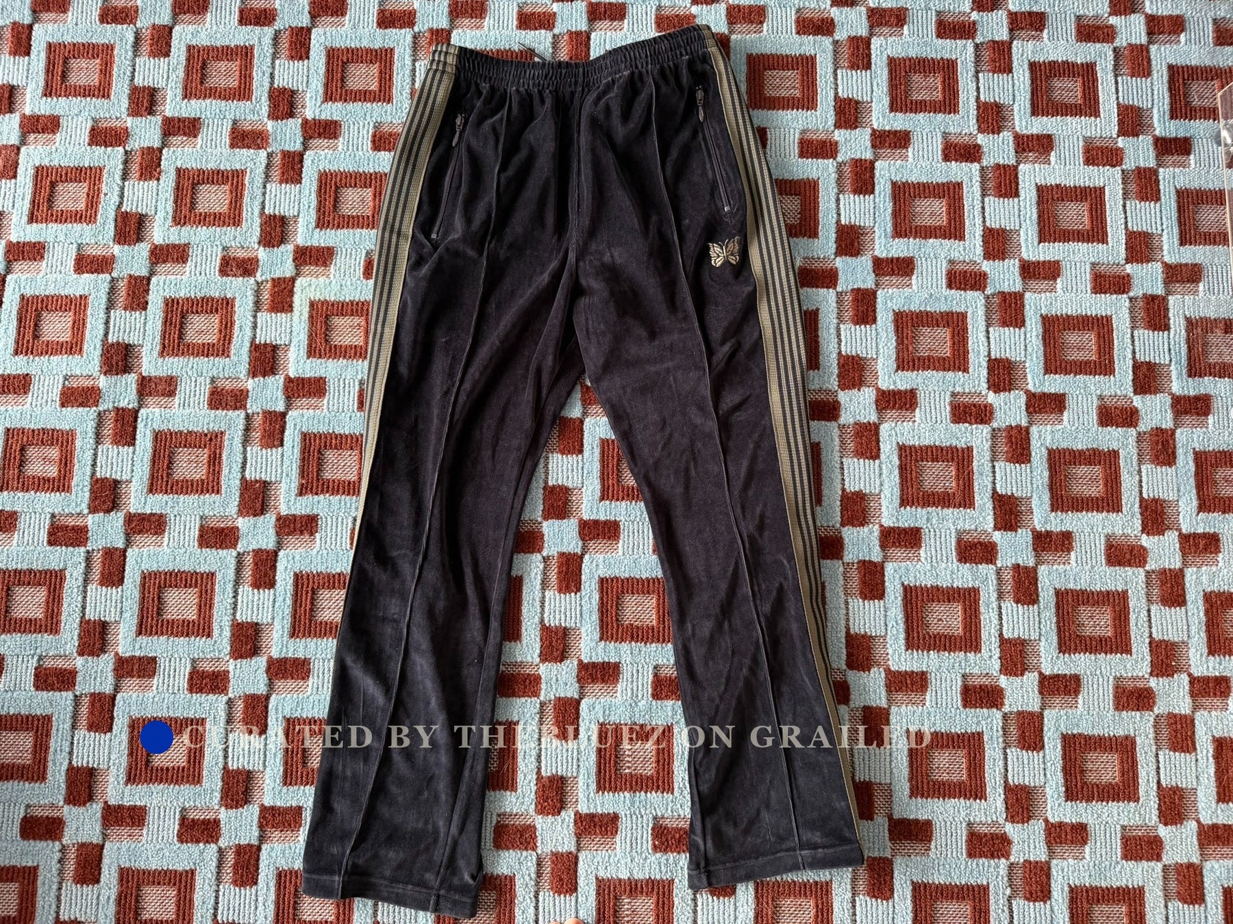 Needles Velvet Track Pants