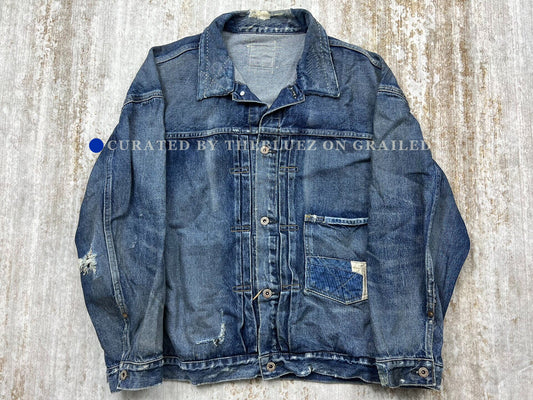 Madness 24SS 10th Anniv Washed Denim Jacket