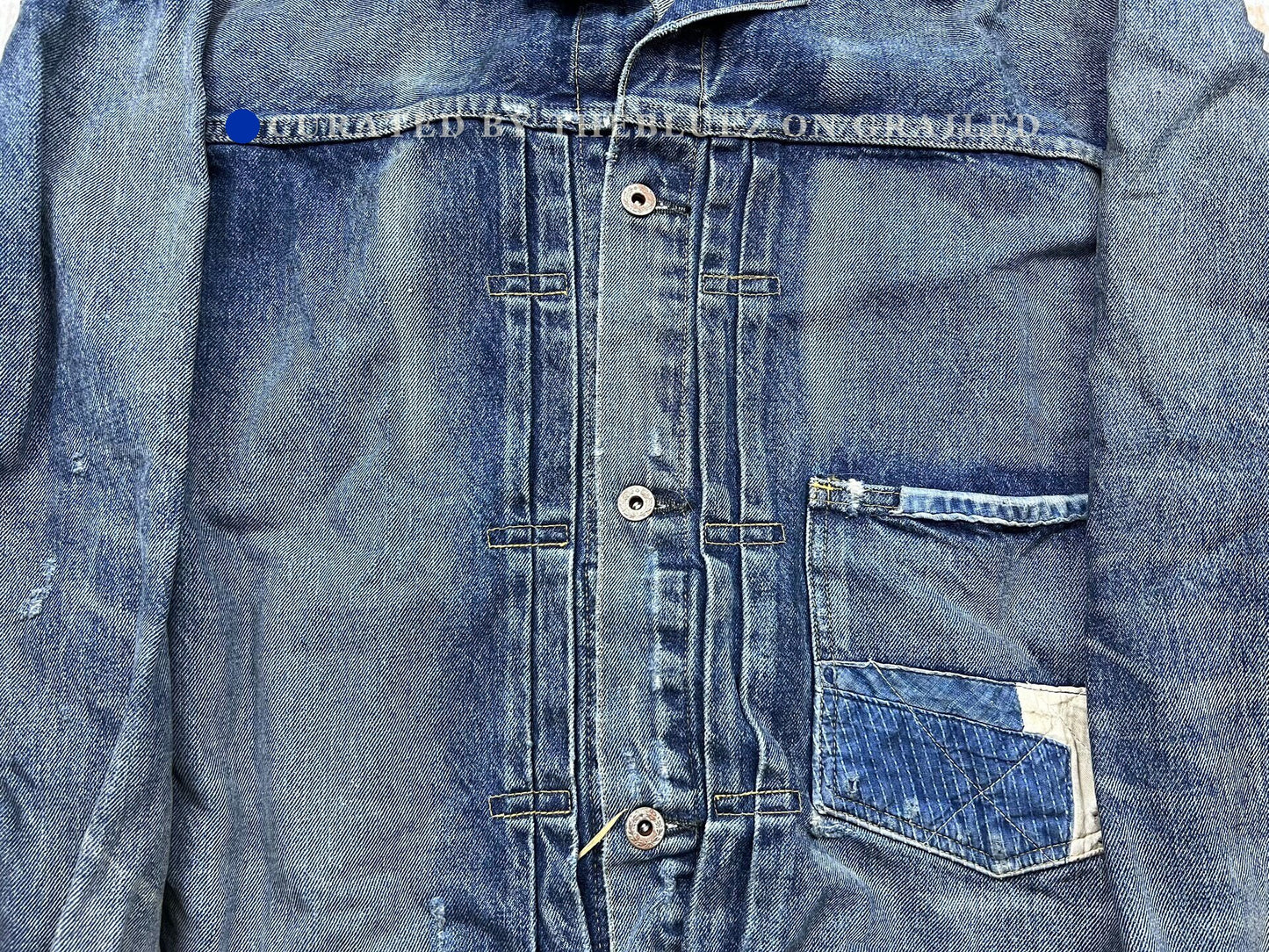 Madness 24SS 10th Anniv Washed Denim Jacket