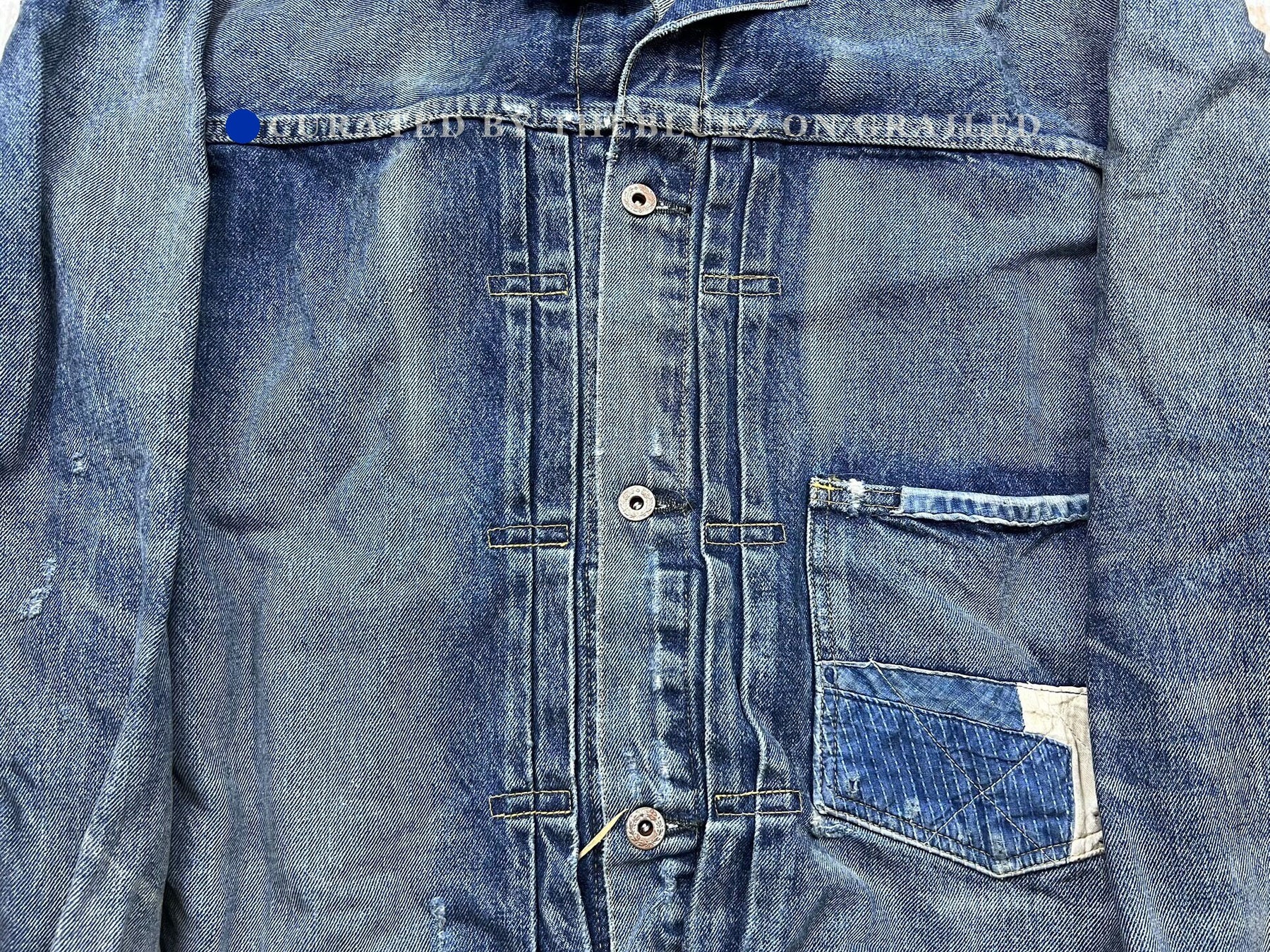 Madness 24SS 10th Anniv Washed Denim Jacket