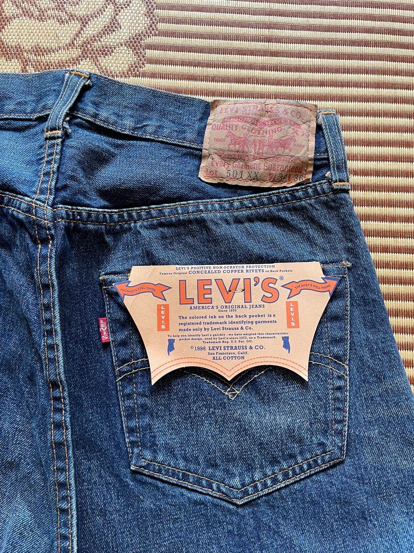Levi's 501XX Washed Jeans
