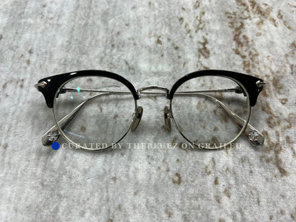Chrome Hearts Sluntradiction II Half-Frame Eyeglasses