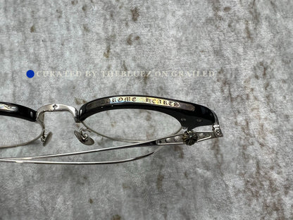 Chrome Hearts Sluntradiction II Half-Frame Eyeglasses