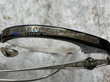 Chrome Hearts Sluntradiction II Half-Frame Eyeglasses