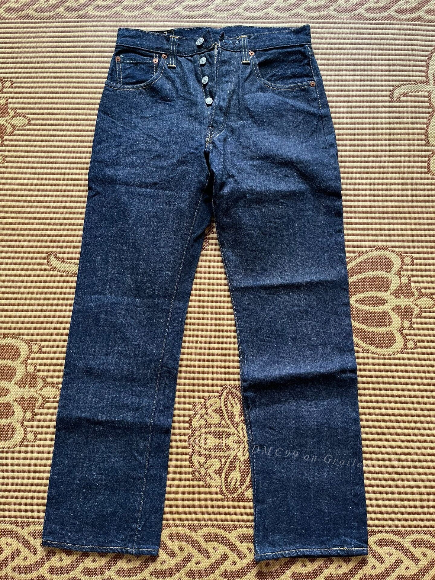 Levi's 501xx Raw Denim Jeans
