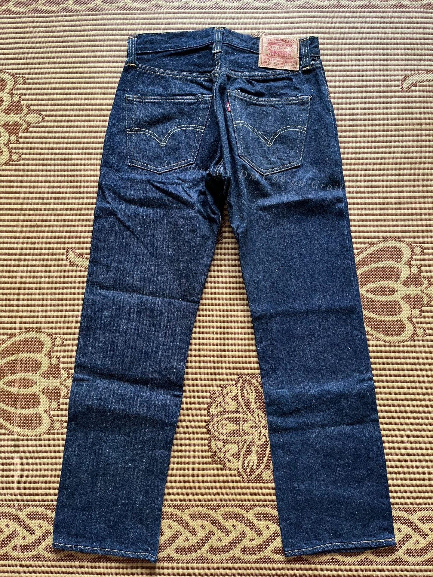 Levi's 501xx Raw Denim Jeans