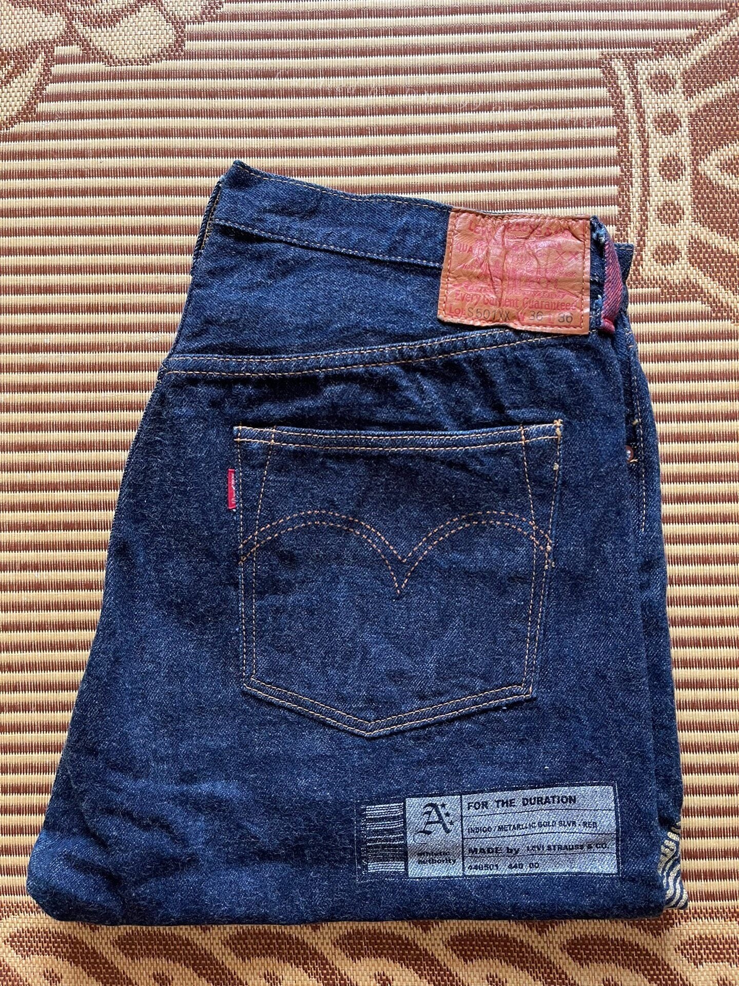 Levi's 501xx Atomos Nissan Raw Jeans