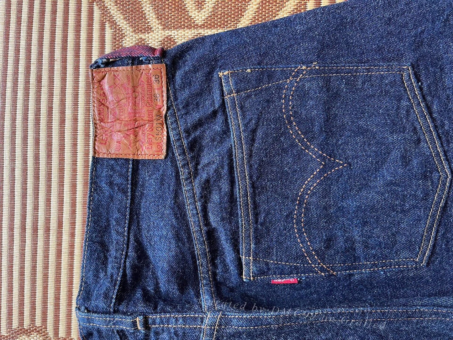 Levi's 501xx Atomos Nissan Raw Jeans