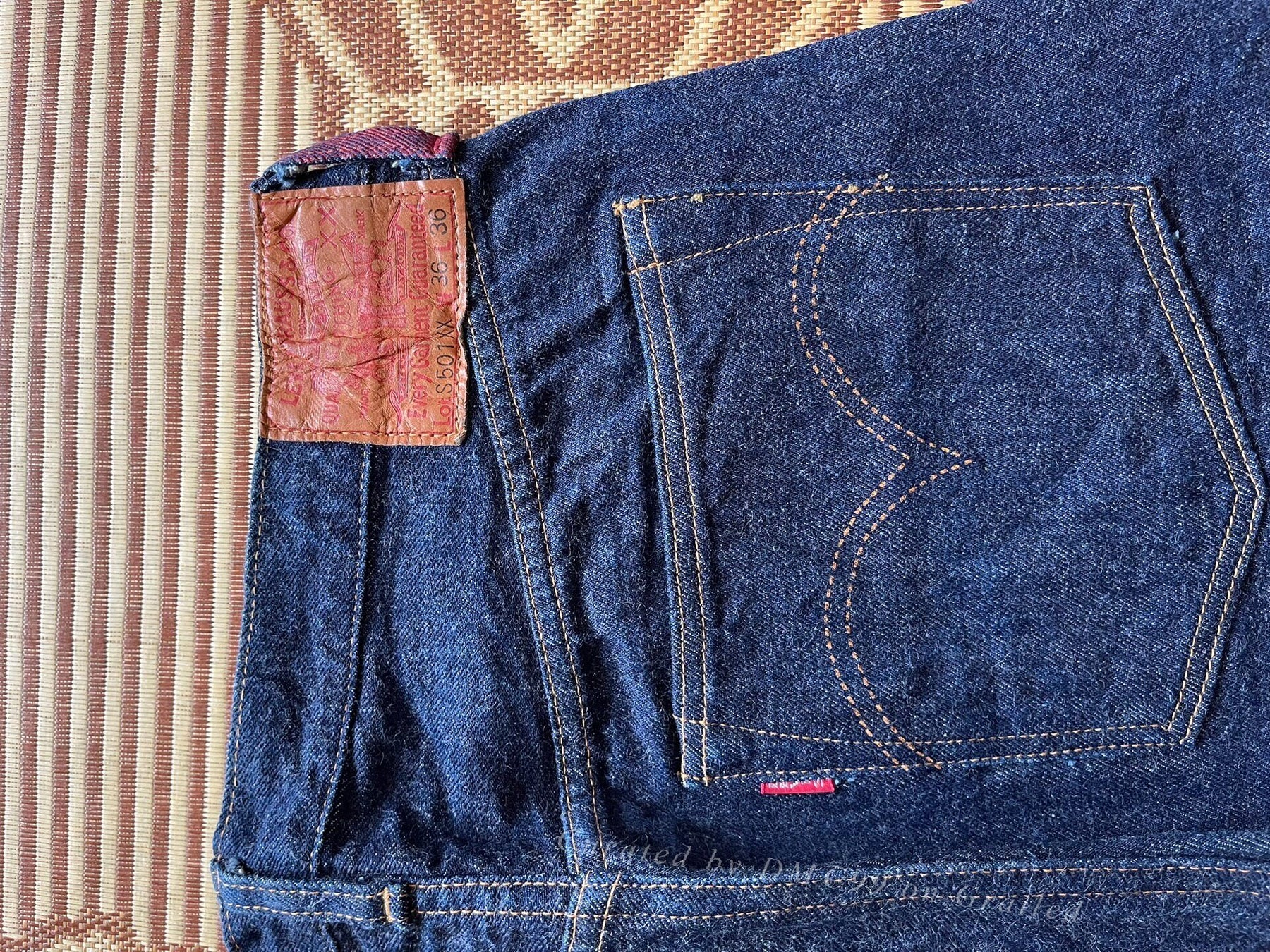 Levi's 501xx Atomos Nissan Raw Jeans