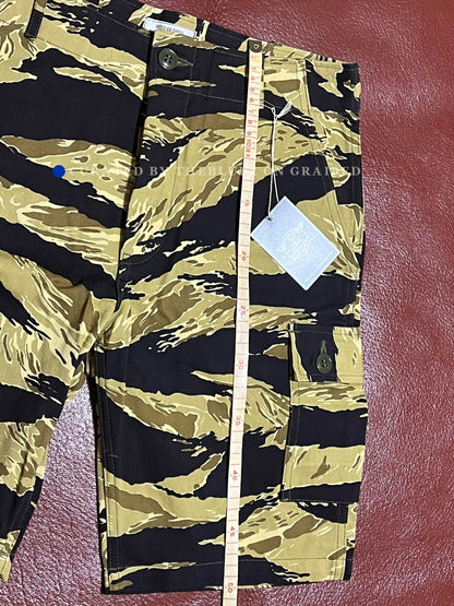 The Real McCoy Tiger Camouflage Gold Shorts