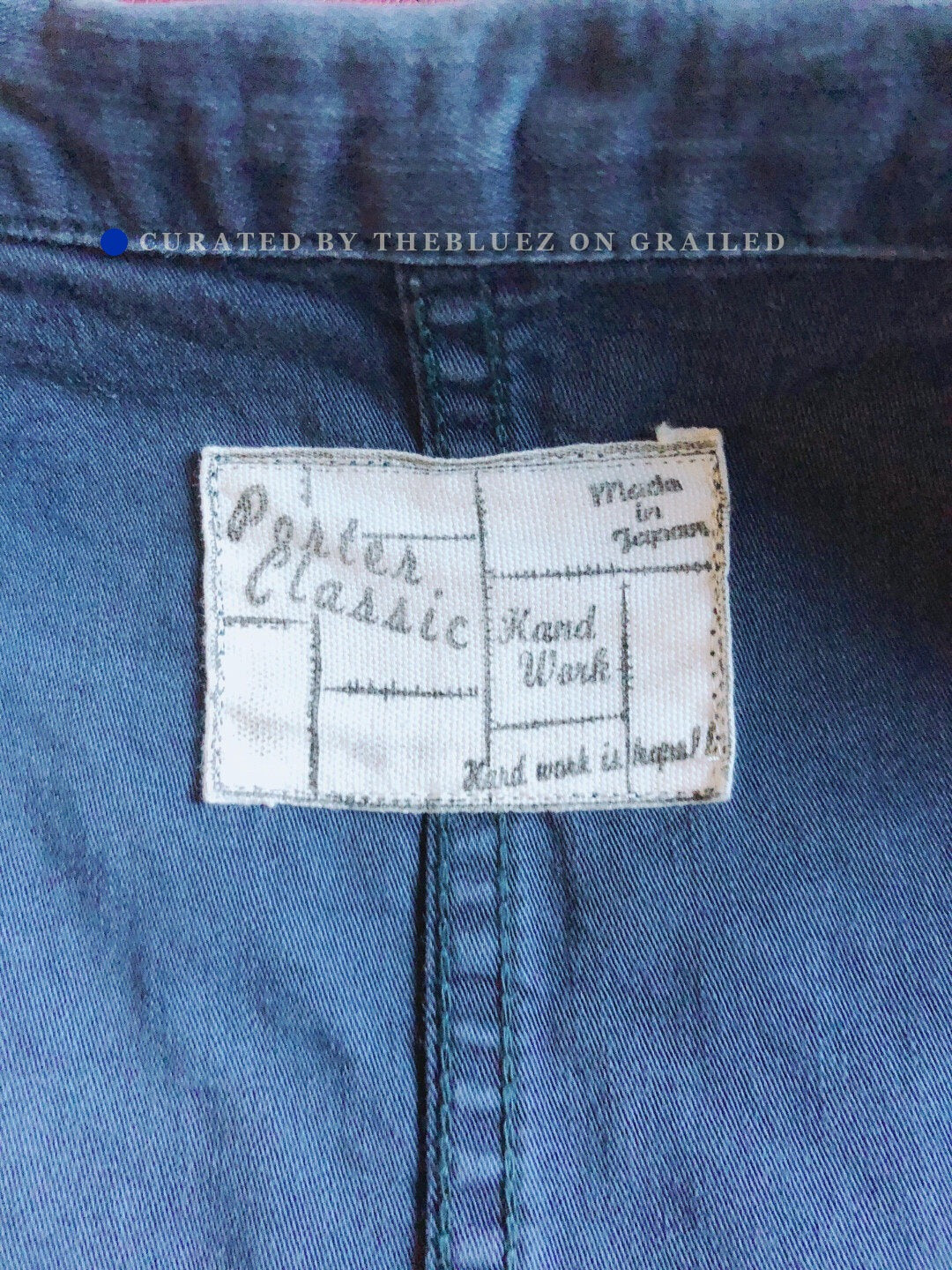 Porter Classic Indigo Hand Patchwork Vest