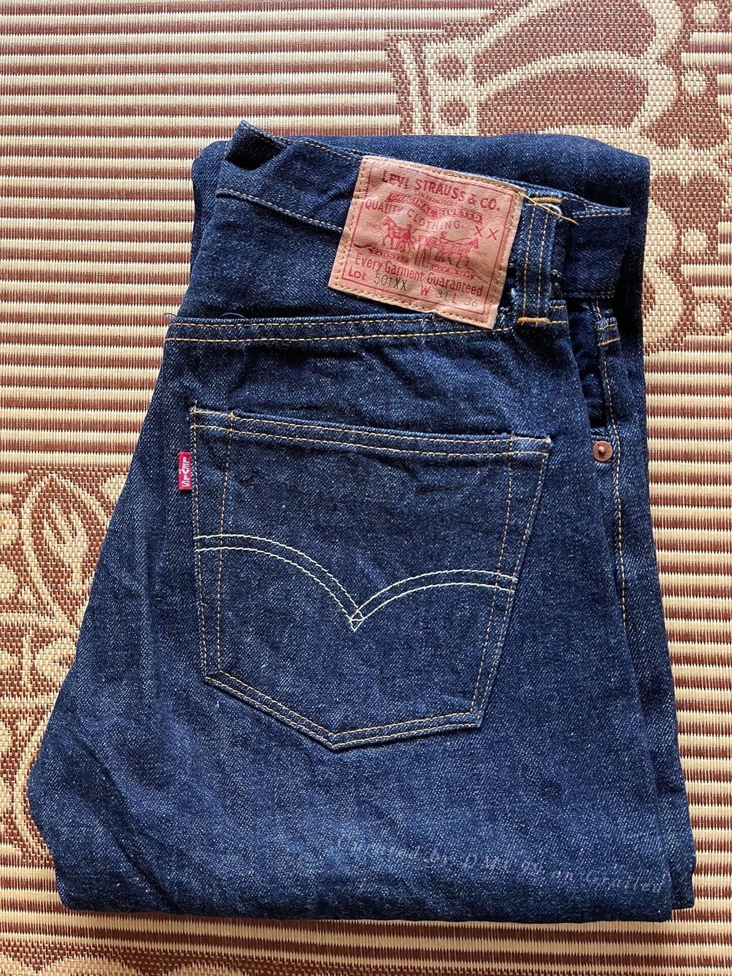 Levi's 501xx 1947 Model Raw Jeans