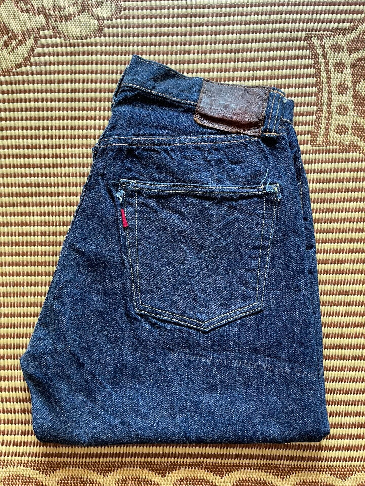 Warehouse 1000xx Raw Denim Jeans W31