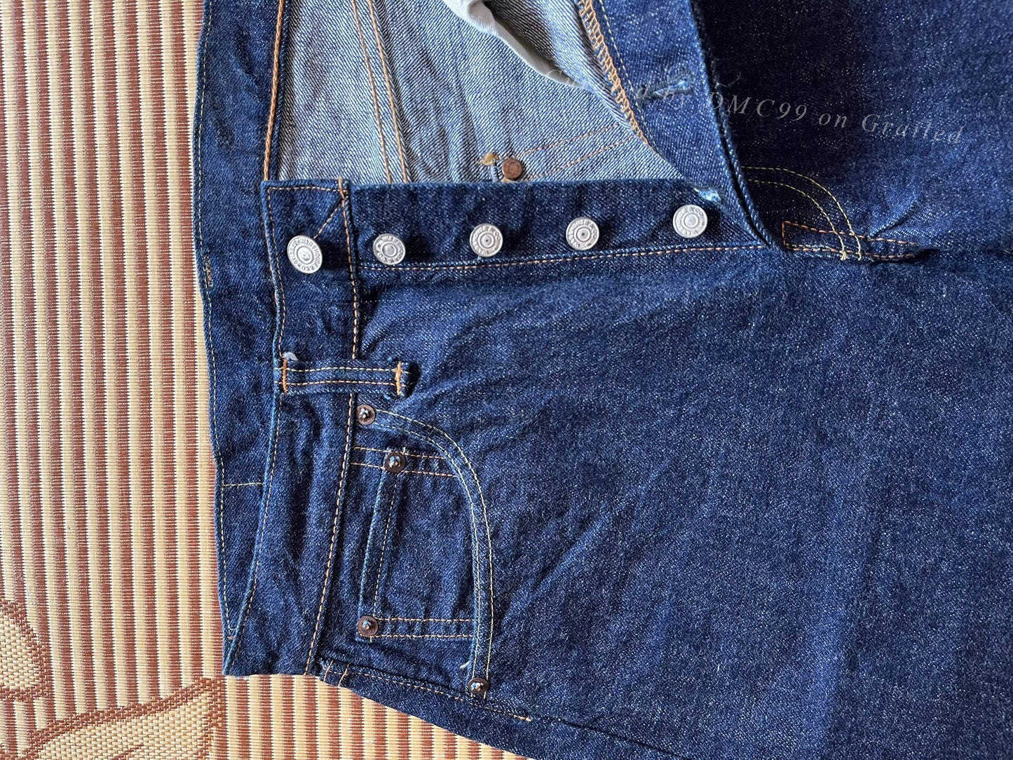 Warehouse 1000xx Raw Denim Jeans W31