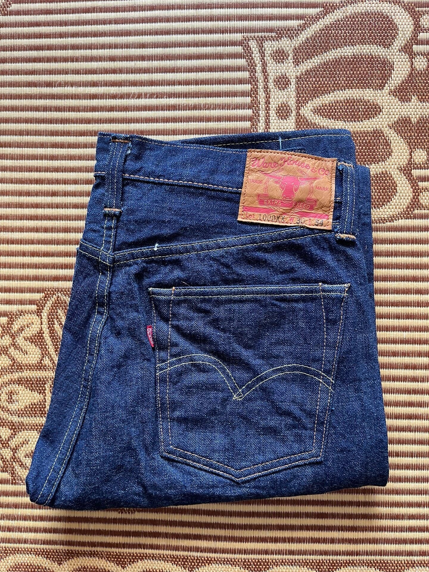 Warehouse 1000xx Natural Indigo Jeans