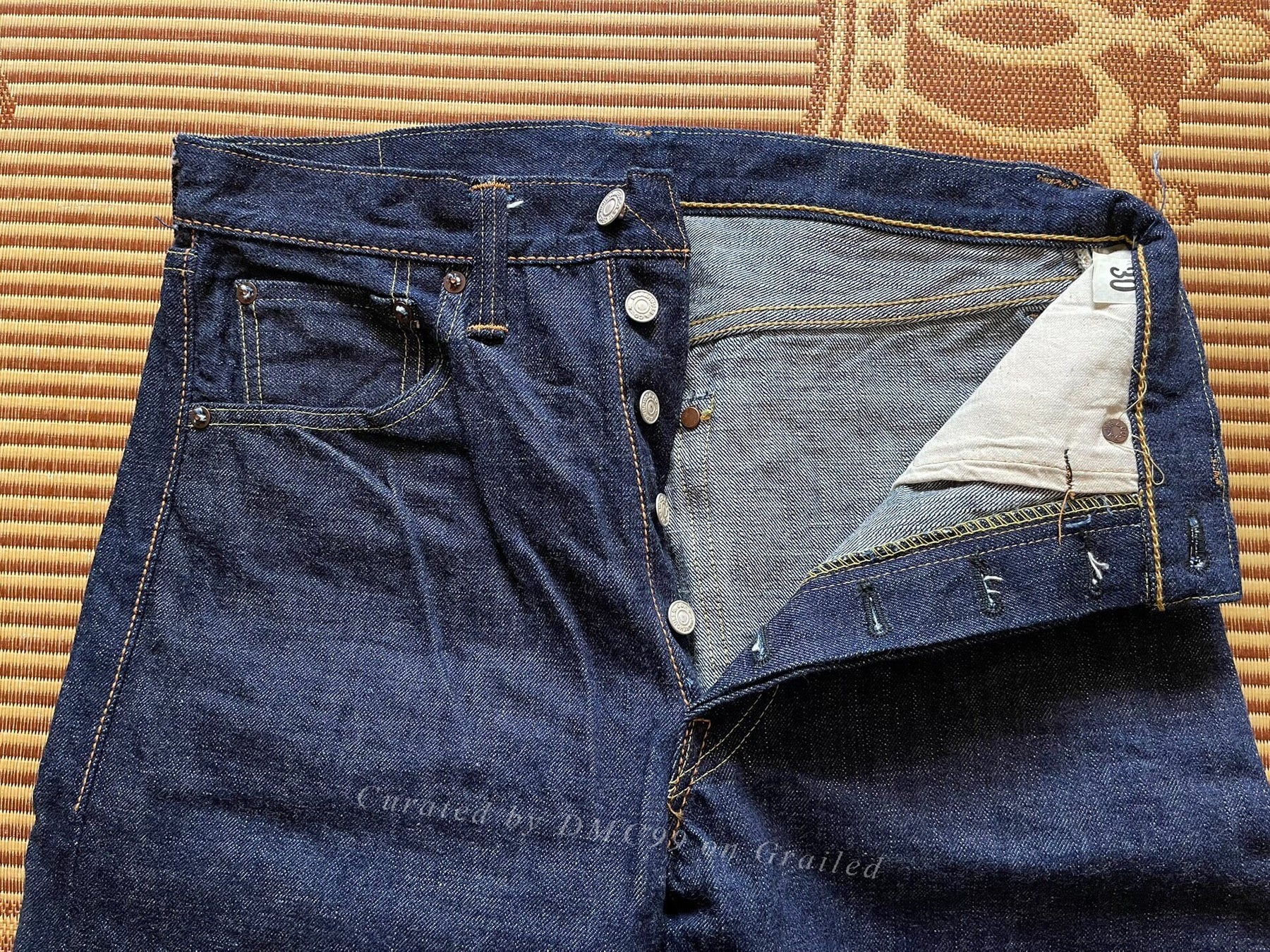 Warehouse 1000xx Natural Indigo Jeans