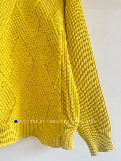 N.HOOLYWOOD Solid Crewneck Knit Sweater