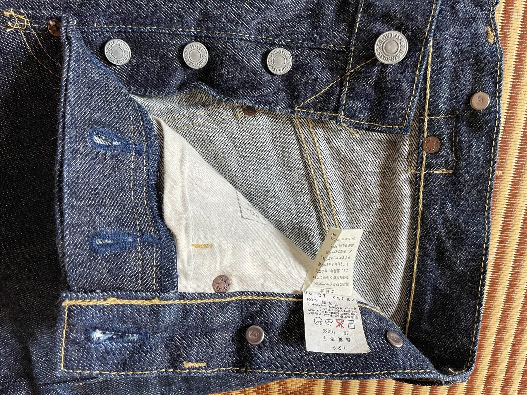 Levi's LVC S702XX Raw Denim Jeans