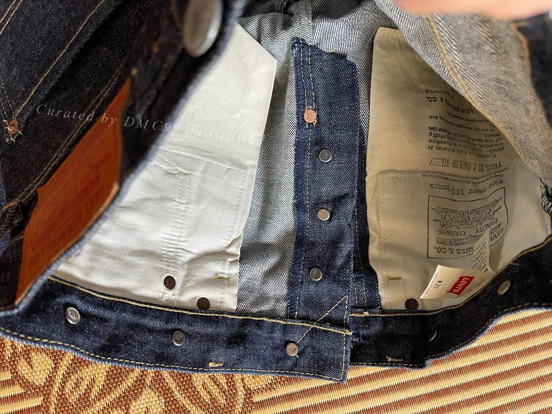 Levi's LVC S702XX Raw Denim Jeans
