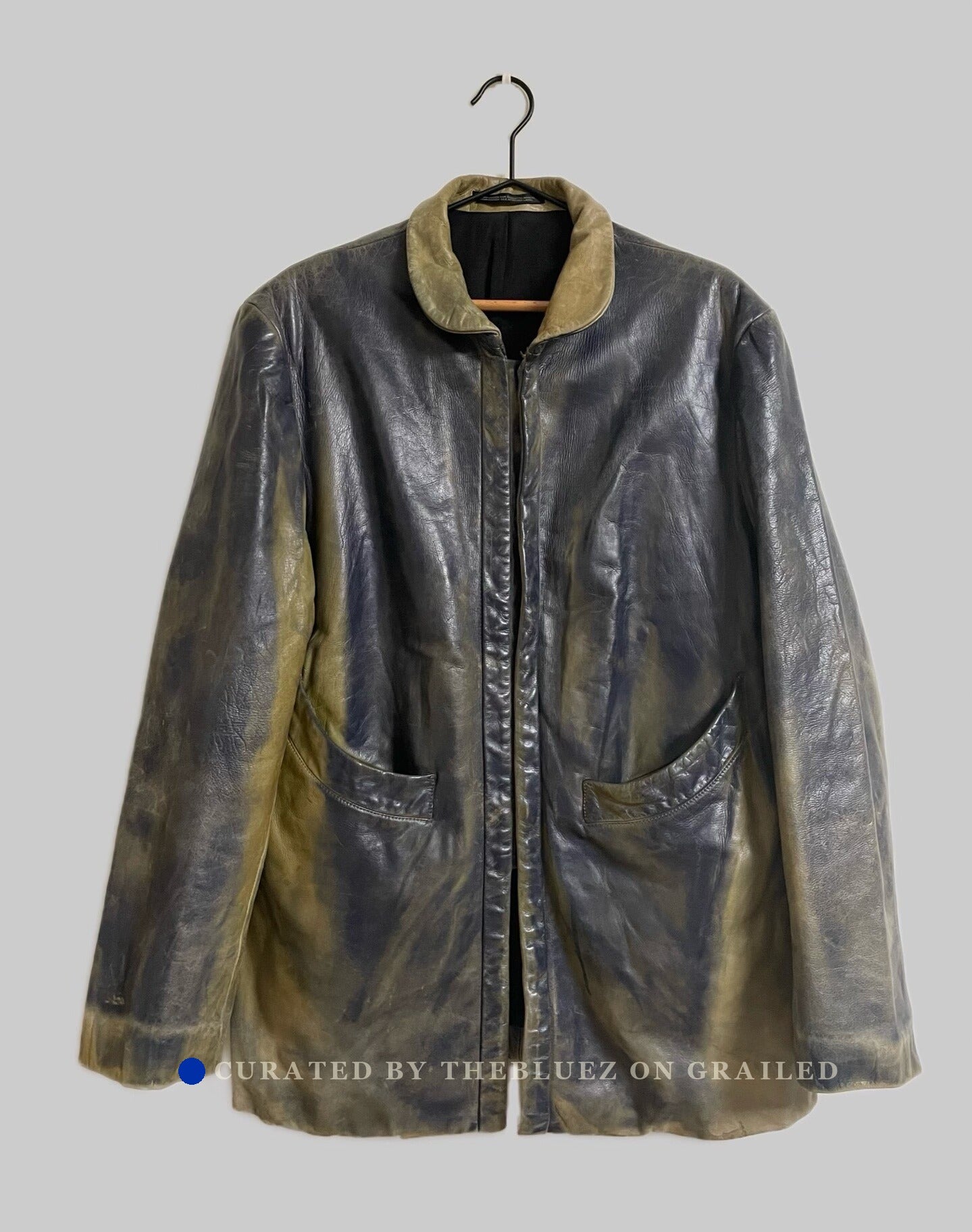 Yohji Yamamoto Vintage Distressed Leather Jacket