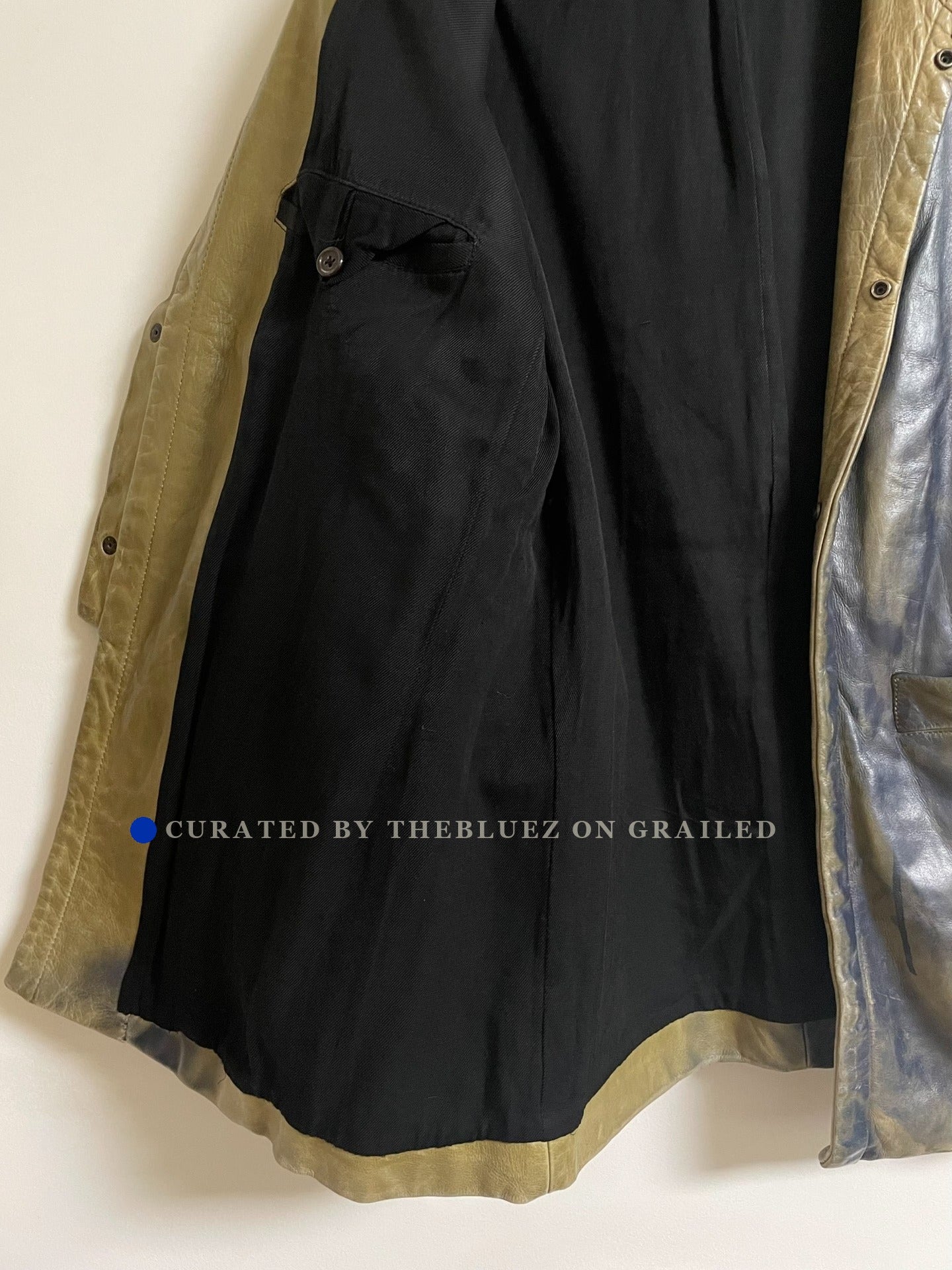 Yohji Yamamoto Vintage Distressed Leather Jacket