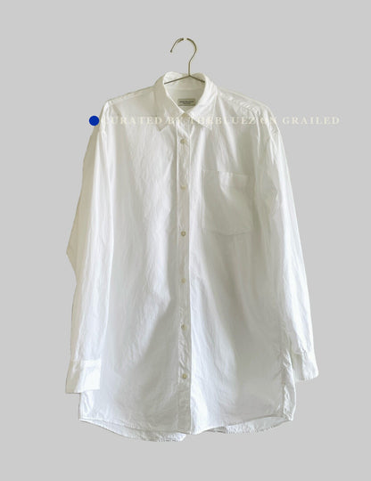 Dries Van Noten Unisex White Cotton Shirt