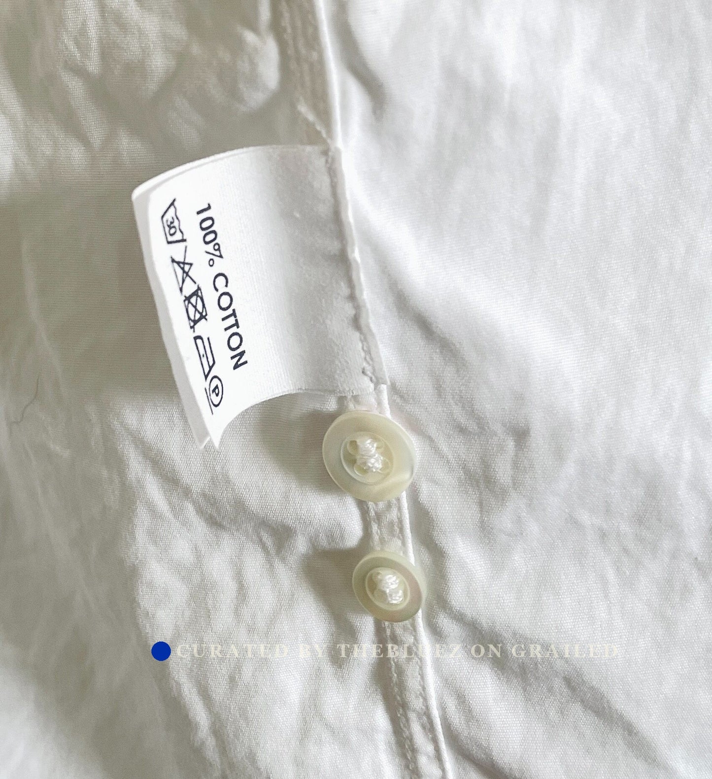 Dries Van Noten Unisex White Cotton Shirt